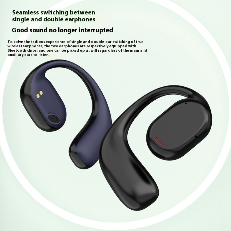 Wireless Ear Hook Bone Conduction Non In-ear High Sound Quality Bluetooth Headset