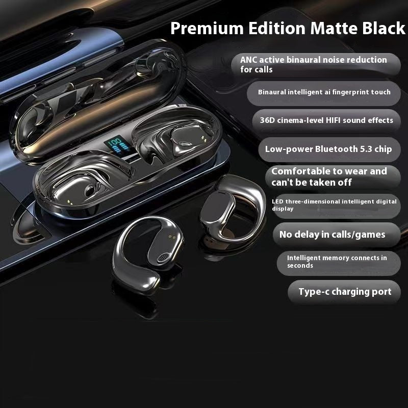 Wireless Ear Hook Bone Conduction Non In-ear High Sound Quality Bluetooth Headset