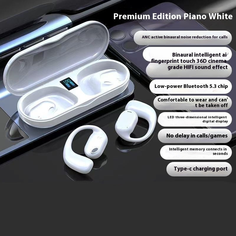 Wireless Ear Hook Bone Conduction Non In-ear High Sound Quality Bluetooth Headset